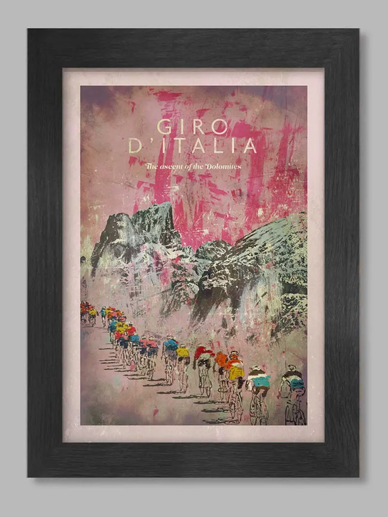 Giro D'Italia - The Ascent A4 Unframed Print